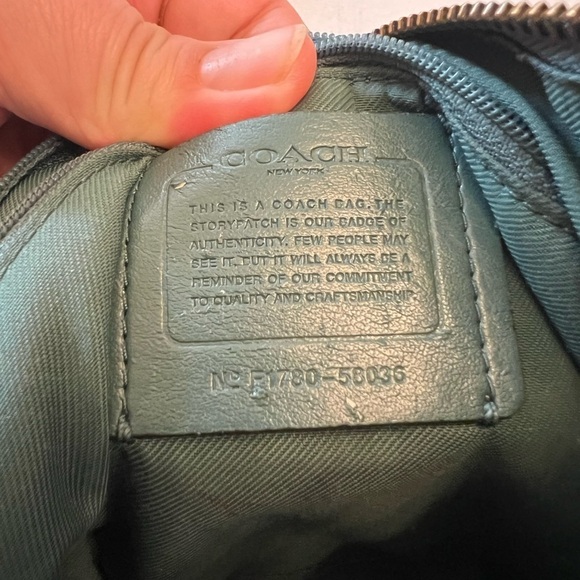 COACH Authentic Pebble Leather Shoulder and Crossbody, Size 14” x 10.5” - Picture 6 of 7